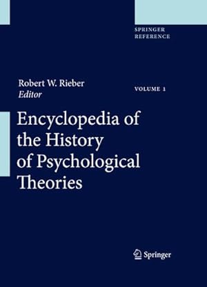 Immagine del venditore per Encyclopedia of the History of Psychological Theories venduto da AHA-BUCH GmbH