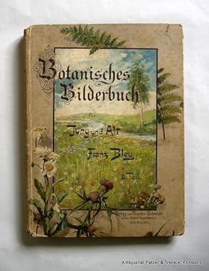 Bild des Verkufers fr Botanisches Bilderbuch fr Jung und Alt. Zweiter Teil: Umfassend die Flora der zweiten Jahreshlfte. Mit erluterndem Text von H. Berdrow. Berlin, Gustav Schmidt, 1898. 4to. Mit 24 Tafeln mit 216 chromolithographischen Abbildungen. VIII S., S. 97-192, 2 Bl. Illustr. Or.-Pp. (G. Schbel); etw. braunfleckig, Kanten beschabt, Ecken u. Kapitale bestoen, Kapitale mit Fehlstellen. zum Verkauf von Jrgen Patzer