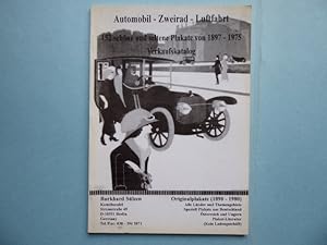 Automobil - Zweirad - Luftfahrt. 152 schöne und seltene Plakate von 1897 - 1975. Verkaufskatalog.