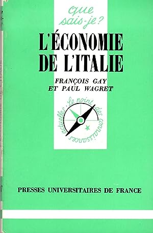 Immagine del venditore per L'ECONOMIE DE L'ITALIE venduto da secretdulivre