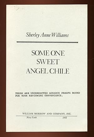 Bild des Verkufers fr Some One Sweet Angel Chile zum Verkauf von Between the Covers-Rare Books, Inc. ABAA