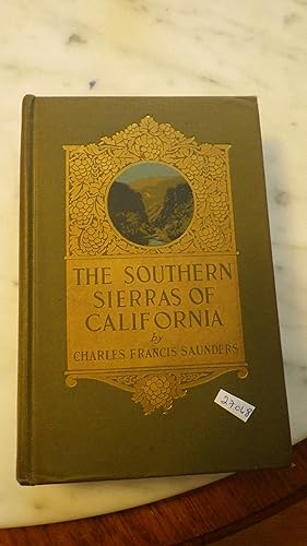 Bild des Verkufers fr Southern Sierras of California ( Mountains ) zum Verkauf von Bluff Park Rare Books