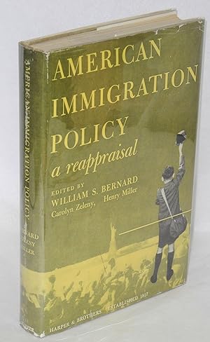 Seller image for American immigration policy - a reappraisal for sale by Bolerium Books Inc.