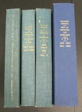 Reprints of Articles Published by Members of the Department of Obstetrics and Gynecology, Univers...