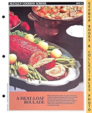 McCall's Cooking School Recipe Card: Meat 21 - Party Meat Loaf : Replacement McCall's Recipage or...