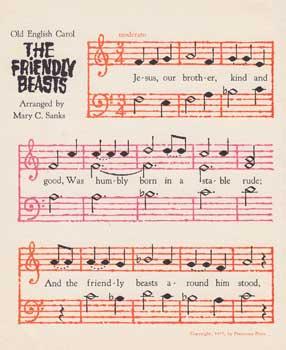 Old English Carol: The Friendly Beasts.