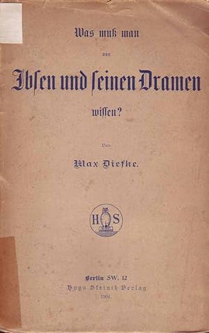 Seller image for Was mu man von Ibsen und seinen Dramen wissen? for sale by Online-Buchversand  Die Eule