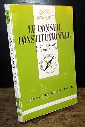Image du vendeur pour LE CONSEIL CONSTITUTIONNEL mis en vente par Livres 113