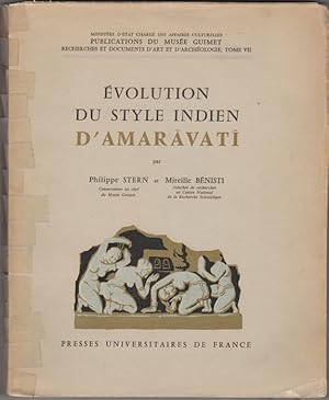 Bild des Verkufers fr Evolution du Style Indien d'Amaravati zum Verkauf von Kaaterskill Books, ABAA/ILAB