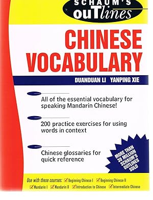 Imagen del vendedor de Schaum's Outline of Chinese Vocabulary a la venta por Riverhorse Books