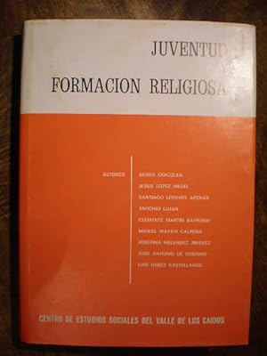 Seller image for Juventud y formacin religiosa. Anales de Moral Social y Econmica Voll. 36 for sale by Librera Antonio Azorn