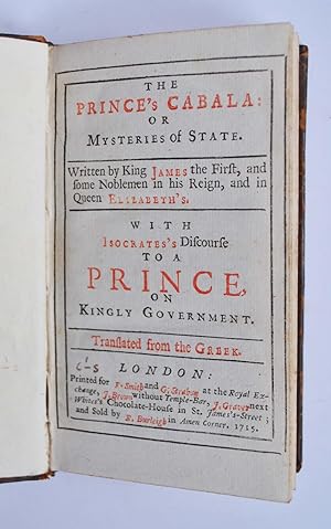 The Prince's Cabala: Or Mysteries of State.