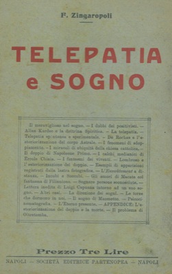 Telepatia e sogno.