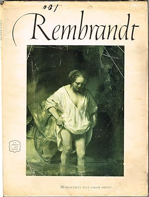 Seller image for REMBRANDT: 16 Beautiful Full Color Prints (Actually 15) for sale by SUNSET BOOKS