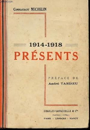 Imagen del vendedor de PRESENTS - 1914-1918. a la venta por Le-Livre