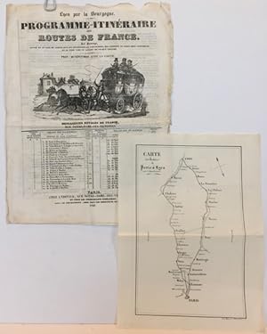 Lyon par Bourgogne: programme-itinéraire des routes de France; cet ouvrage, divisé en autant de l...