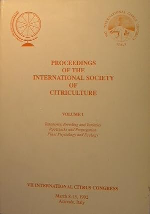 Proceedings of the international society of citriculture