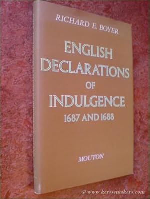 Seller image for English declarations of indulgence 1687 and 1688. for sale by Emile Kerssemakers ILAB