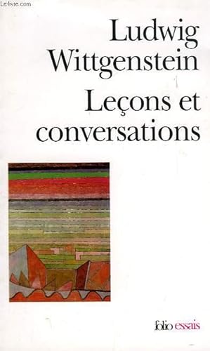 Seller image for LECONS ET CONVERSATIONS SUR L'ESTHETIQUE, LA PSYCHOLOGIE ET LA CROYANCE RELIGIEUSE for sale by Le-Livre