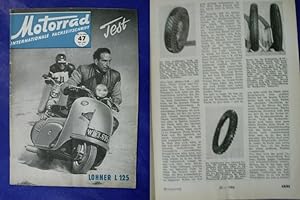 Bild des Verkufers fr Motorrad - Internationale Fachzeitschrift - 7. Jg., Heft 47/317 - 20. November 1954 zum Verkauf von Buchantiquariat Uwe Sticht, Einzelunter.