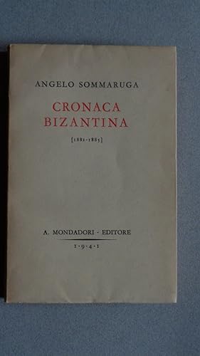 Cronaca Bizantina (1881-1885)