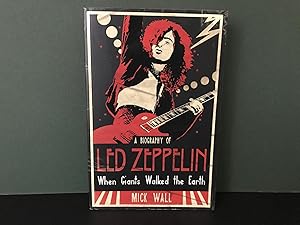 Bild des Verkufers fr When Giants Walked the Earth: A Biography of Led Zeppelin zum Verkauf von Bookwood