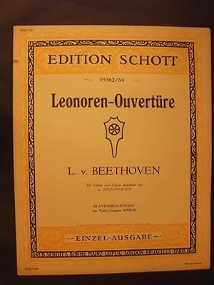 Image du vendeur pour Leonoren-Ouvertre - L. v. Beethoven mis en vente par Buchantiquariat Uwe Sticht, Einzelunter.