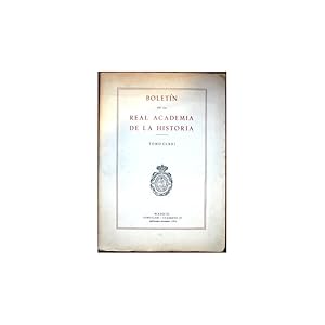 Seller image for BOLETN DE DE LA REAL ACADEMIA DE LA HISTORIA for sale by Librera Salamb