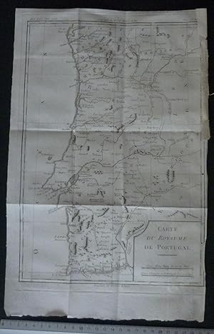 Carte du Royaume de Portugal (2e moitié du XVIIIe siècle).