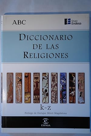 Bild des Verkufers fr Diccionario de las religiones K-Z. Tomo 2 zum Verkauf von NOMBELA LIBROS USADOS