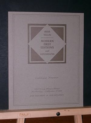 Modern First Editons and Autographs: Catalogue 19