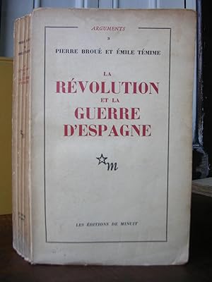 Seller image for LA REVOLUTION ET LA GUERRE D'ESPAGNE for sale by LLIBRES del SENDERI