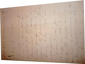 Lettre autographe signée d'Ivan De Woestyne, au sujet d'un jeune ami M. Hermitte au sujet d'une ...