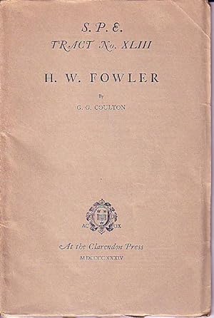 S.P.E. Tract No. XLIII - H.W. Fowler