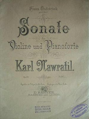 Imagen del vendedor de Sonate fr Violine und Pianoforte. Op. 20. 2 Stimmhefte (= komplett). a la venta por Antiquariat Tarter, Einzelunternehmen,