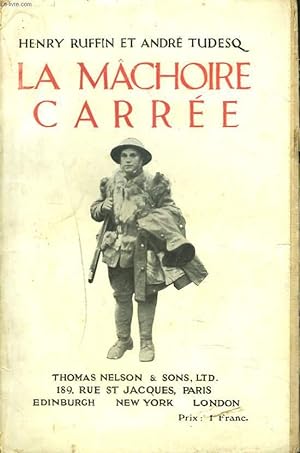 Bild des Verkufers fr LA MACHOIRE CARREE zum Verkauf von Le-Livre