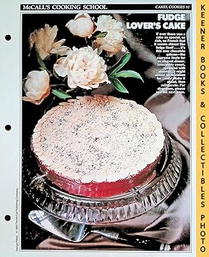 McCall's Cooking School Recipe Card: Cakes, Cookies 10 - Chocolate Gateau : Replacement McCall's ...