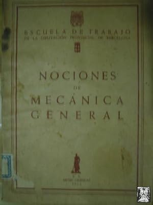 NOCIONES DE MECANICA GENERAL