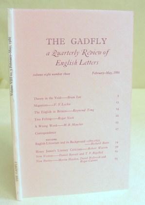 Immagine del venditore per The Gadfly - A Quarterly Review Of English Letters - Volume Eight [8] Number III, February May 1986 venduto da Eastleach Books