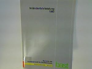 Inländerfahrleistung 1993. Berichte der Bundesanstalt für Straßenwesen : Mensch und Sicherheit He...