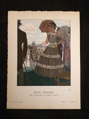 Belle journée. Robe d'après-midi, de Jeanne Lanvin. (La Gazette du Bon ton, n°3. Année 1921 - Pla...