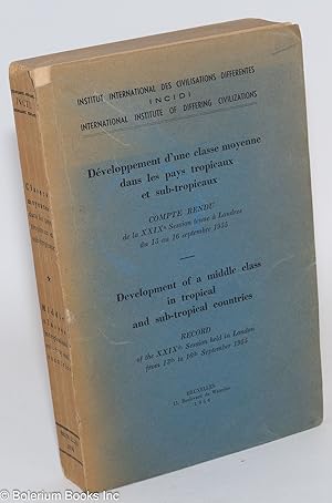 Development of a middle class in tropical and sub-tropical countries