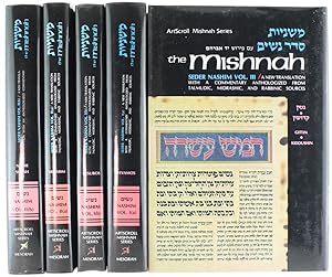 THE MISHNAH - SEDER NASHIM [Five Volume Set - In Hebrew And English]: