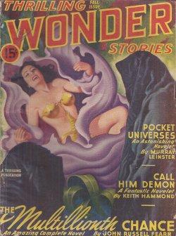 Imagen del vendedor de THRILLING WONDER Stories: Fall 1946 a la venta por Books from the Crypt