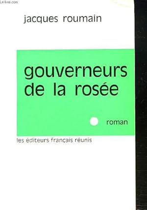 Bild des Verkufers fr GOUVERNEURS DE LA ROSEE zum Verkauf von Le-Livre