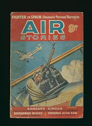 Image du vendeur pour Air Stories; Flying Thrills and Aerial Adventure in Fact and Fiction Volume 7. No. 6. December 1938 mis en vente par Little Stour Books PBFA Member