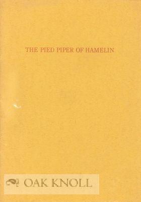 Seller image for PIED PIPER OF HAMLIN.|THE for sale by Oak Knoll Books, ABAA, ILAB