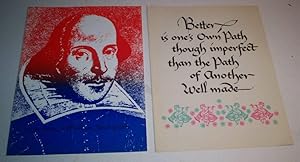 Promotional Pieces: For the Birthday of William Shakespeare and Three Excerpts from the Bhagavad-...