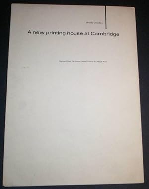 A New Printing House at Cambridge.