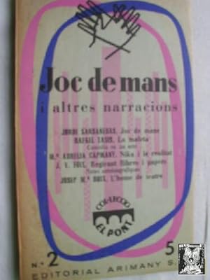 JOC DE MANS I ALTRES NARRACIONS